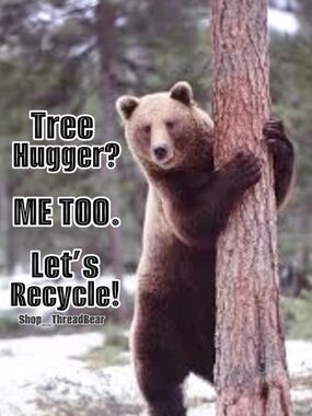 Protect Our 🌎 Planet! Recycled < We The Free > is the best kind! Save Our Earth